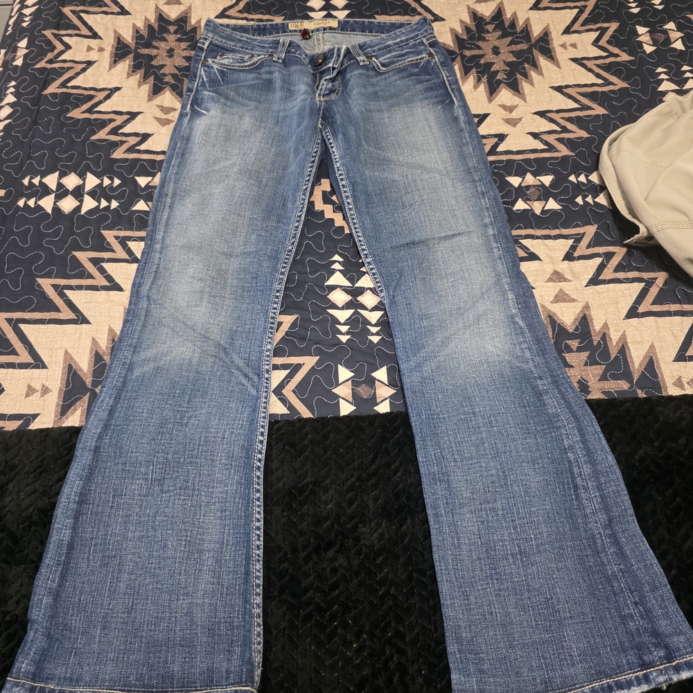 BKE Flare Women's Jeans in Light Blue